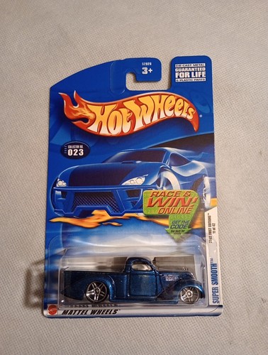 Hot Wheels 2002 First Editions 11/42 Super Smooth #023 Metallic Dark Blue 52928