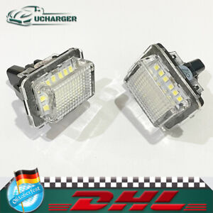 2x LED Licht Beleuchtung leuchten Kennzeichen Weiß für Mercedes Klasse E W211 2x LED Licht Beleuchtung leuchten Kennzeichen Weiß für Mercedes Klasse E W211