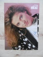 Nicki autograph signed A4 magazine image
