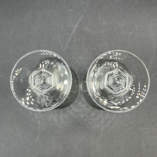 Vintage Cordial Crystal Goblets Lot Of 2 Stemware 3 3/4” Shot Glasses - Picture 3 of 5