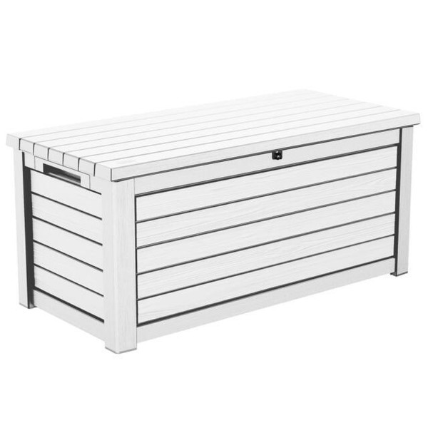 Keter 246764 165Gallon Deck Box White for sale online eBay