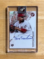 2022 Topps Pristine Tony Santillan RC On Card Auto #PA-TS - Cincinnati Reds