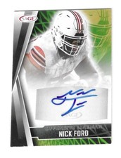 2022 Sage Nick Ford Autograph Rookie Card 