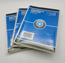 300 CSP Continental Size Postcard Sleeves Archival Quality For Larger Cards