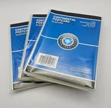 (300) CSP Continental Size Postcard Sleeves Archival Quality For Larger Cards