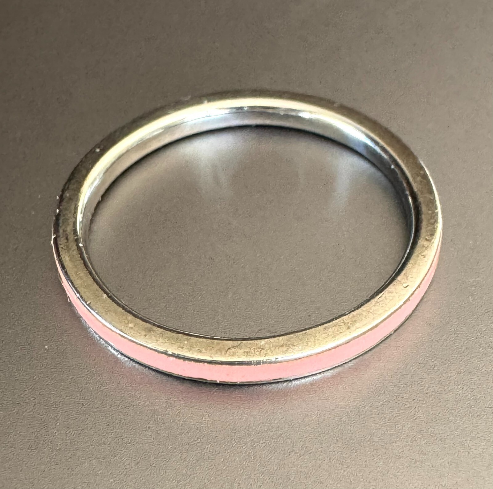 925 Sterling Silver Stackable Expressions Pink En… - image 2