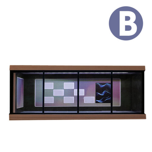 NEU 1/64 Auto Garage Modell LED Beleuchtung Auto Showroom Szene Display Modell Geschenk - Bild 21 von 23