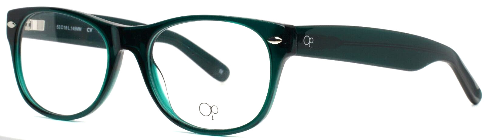 Womens Oval Full Rim Eyeglasses 53-18-145