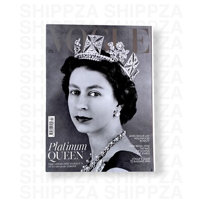 Vogue UK Magazine April 2022 Queen Elizabeth II Platinum Jubilee