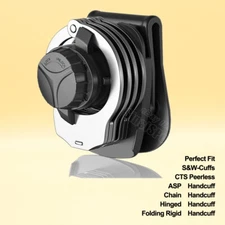 Police Duty Handcuff Holster Fit ASP Hiatt CTS Handcuffs Chain Hinged Handcuff