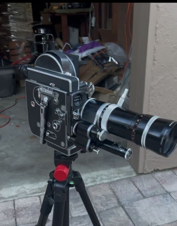 BOLEX Rex 4 16mm MOVIE CAMERA Kit With Lens & Instructions Rx