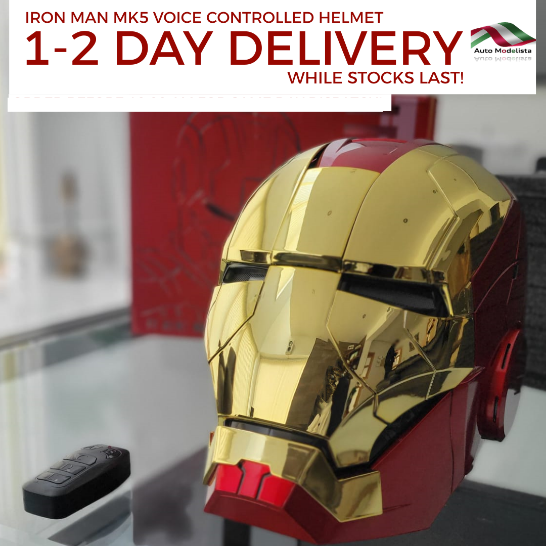 AUTOKING IRON MAN Mark V オートキング アイアンマン AutoKing Iron Man MARK5 Helmet Voice-controlled & Touch Remote
