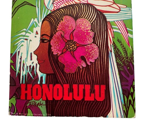 Vtg TWA Bob Peak art Getaway Guide Honolulu Hawaii 1970s Travel Book - Picture 2 of 13