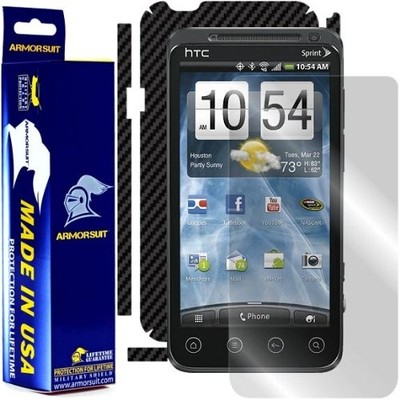 ArmorSuit MilitaryShield HTC EVO 3D Screen Protector + Black Carbon Fiber Film