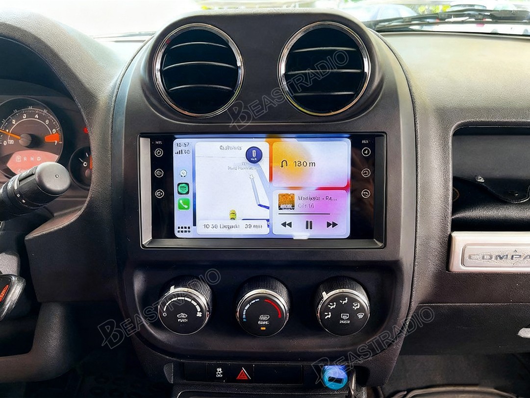 2+64G For 2009-2016 Jeep Compass Carplay Android 15 Car Stereo