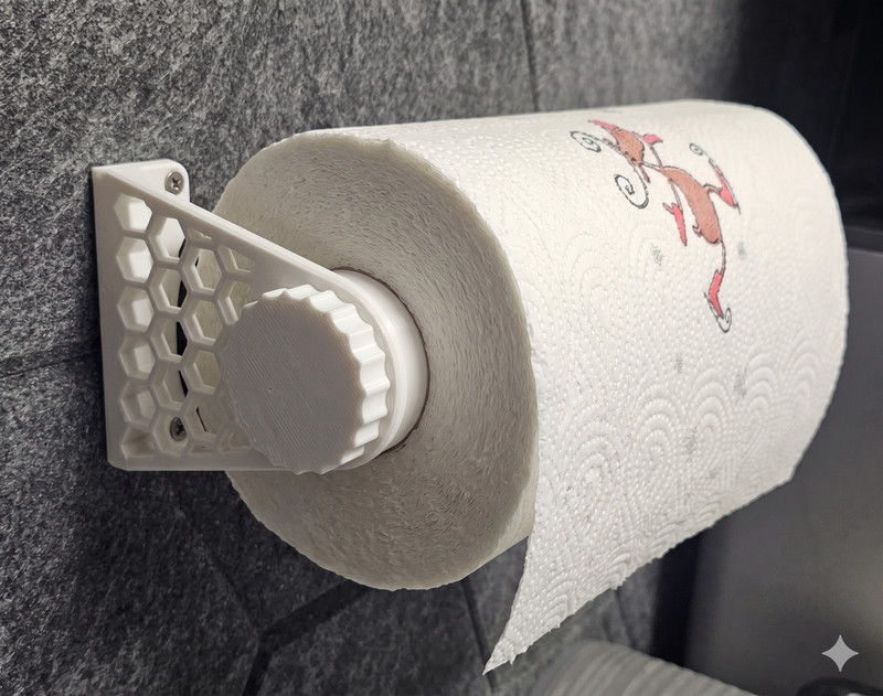 3D Printed Paper Towel Holder