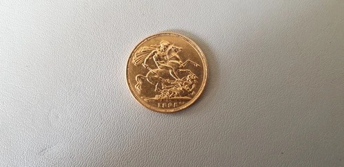 1895 Victoria Gold Sovereign — photo from the most recent tracked eBay sale