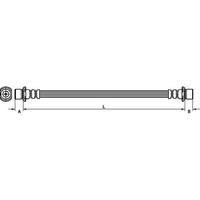 Metzger 4110056 Bremsschlauch FüR Toyota RAV 4 A2