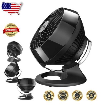 460 Table Fan, Vortex Tech, 70ft Circulation, 3-Speed, Quiet Cooling Fan