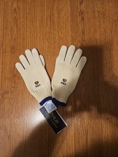 POLO Ralph Lauren CLASSICS KNIT GLOVES Bear Head Mittens CREAM Kids Unisex 4-7