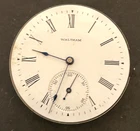 Antique 1898 Waltham Seaside 1890 Pocket Watch Movement Good Balance 6s 15j USA