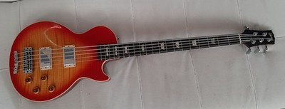 GIBSON Les Paul Bass - Premium Plus 5 String Electric Bass in Heritage Cherry SB