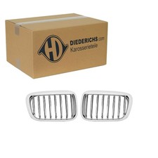 DIEDERICHS SPORT GRILL KÜHLERGRILL NIEREN CHROM SCHWARZ passend für BMW 3er E46