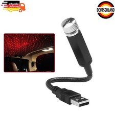 Rot USB-Auto-Sternenhimmel-Ambientelampe, Nachtlicht+LED-Projektor für Toyota