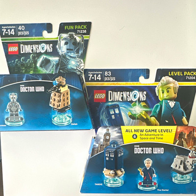 LEGO Dimensions Doctor Who Level Pack 71204 + Fun Pack 71238 Cyberman