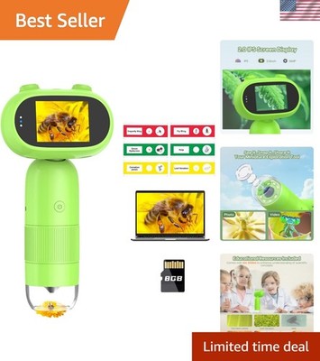 Handheld Digital Microscope for Kids - 1000X Magnification & 16MP HD Camera