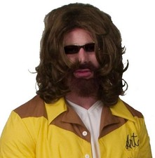The Big Lebowski The Dude Costume Wig Beard Kit One Size