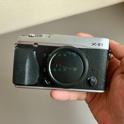 Fujifilm X-E1 Digital Camera Body only Silver without Camera Lens Face Detection