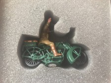 Charles Biggs Officer on Motorcycle of the Machine Gun Service 8921