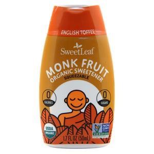 Капли-подсластитель Sweetleaf Liquid Monk Fruit - Органическая английская ириска 17 жидких унции 2290₽
