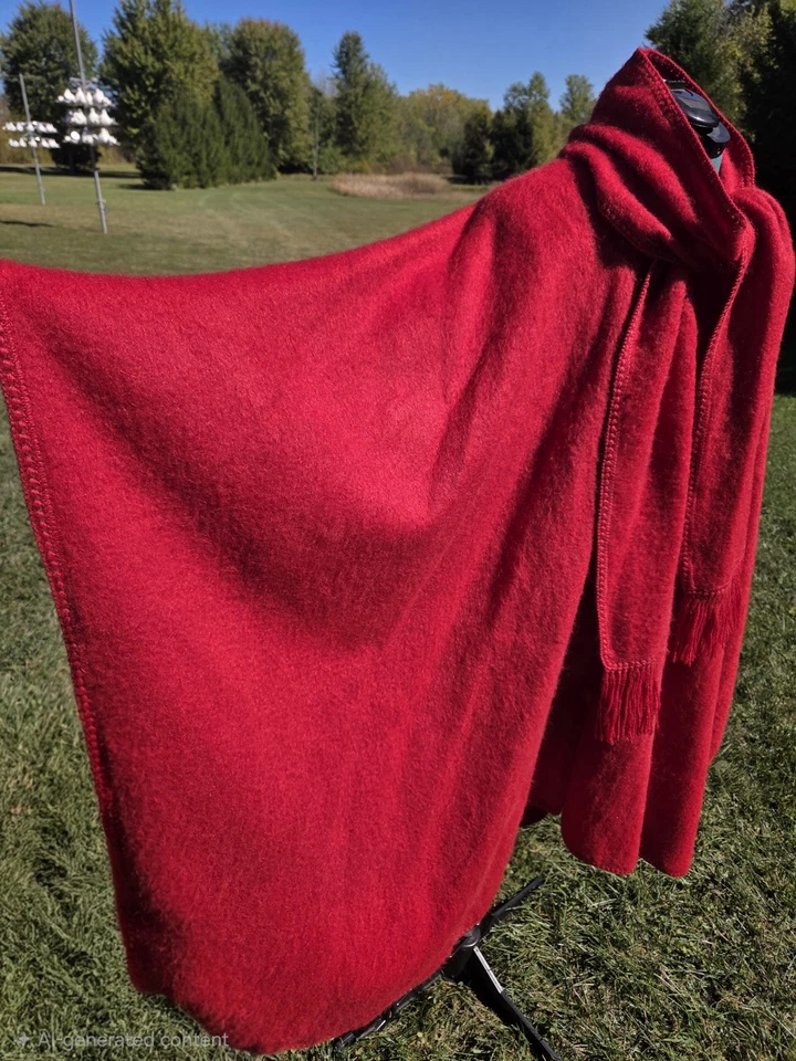 Abrigo Suéter Poncho Alpaca Diana O/S M L XL 1X 2X 3X 100% Alpaca con Bufanda Foto 4 de 4