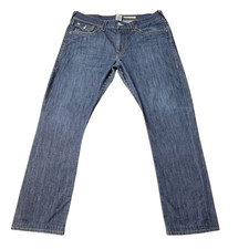True Religion Jeans Mens 40 Ricky Straight Leg Made in USA Originals Denim Pants