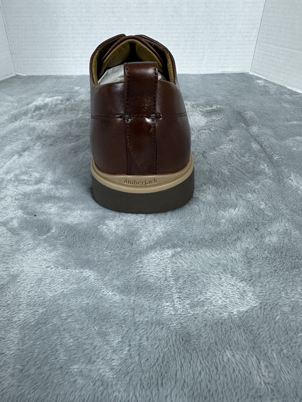 SAOLA SOLO SCARPA DESTRA scarpa uomo amputata Amberjack destra taglia 10 5 M pelle marrone