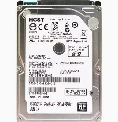 HGST HTS721010A9E630 1TB Notebook Hard Disk 2.5-inch 7200/32M machine #cv