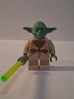 Lego Yoda Minifigure With Lightsaber