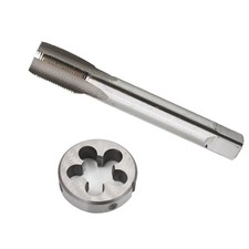 5/8"-24 TAP AND DIE SET UNF HSS THREADING GUNSMITHING 5/8" X 24 OD 1.5" 38MM 