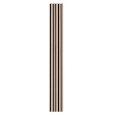 Uimoso Silver Wood Acoustic Wall Panels 7.9 x 94.5 inch for Contemporary Decor