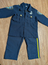 Halloween Police Officer Costume Child Size Small See measurements