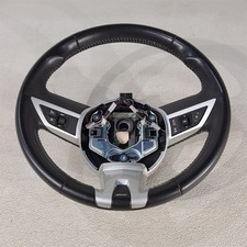 10-11 Camaro Ss Leather Wrapped Oem Steering Wheel Automatic Trans Aa7505