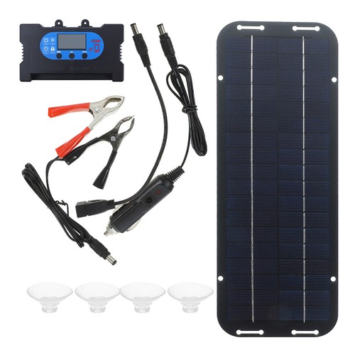 Small Solar Panel Usb-c Portable Power Kit Charger with Controller - Picture 8 of 20