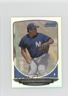 2013 Bowman Chrome Minis Refractor 28/125 Pedro Guerra #58 3f4