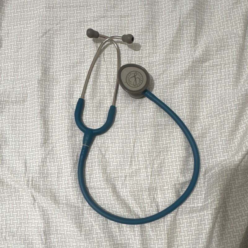 3M Littmann Lightweight II S.E. Stethoscope Teal Blue Single Head, Used, No Box