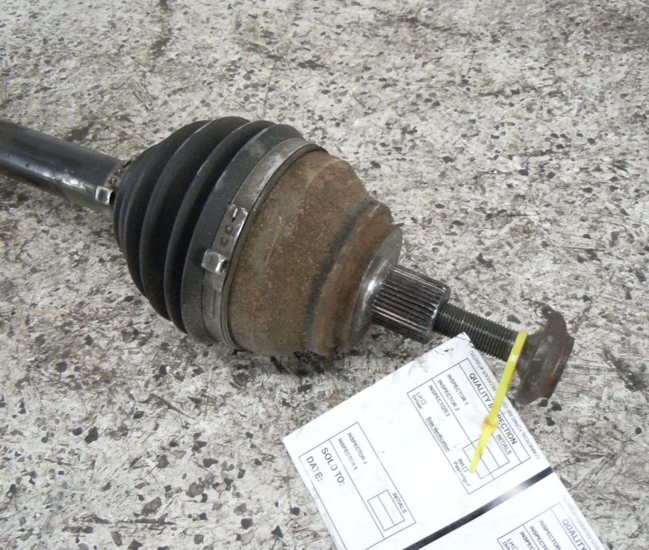 2006 06 Bentley Continental Flying Spur Front Axle Shaft Passenger Right RH OEM