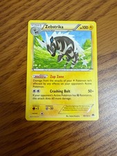 Zebstrika 49/122 Rare BREAKpoint Pokemon Near Mint