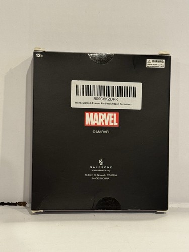 Marvel WandaVision Wanda Maximoff Scarlet Witch 6 Metal Enamel LE Pin Set NIB! - Picture 2 of 2