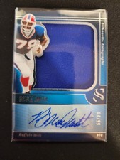 2025 Panini Silhouette Autograph Patch Bruce Smith /99 #SA-BSH Buffalo Bills